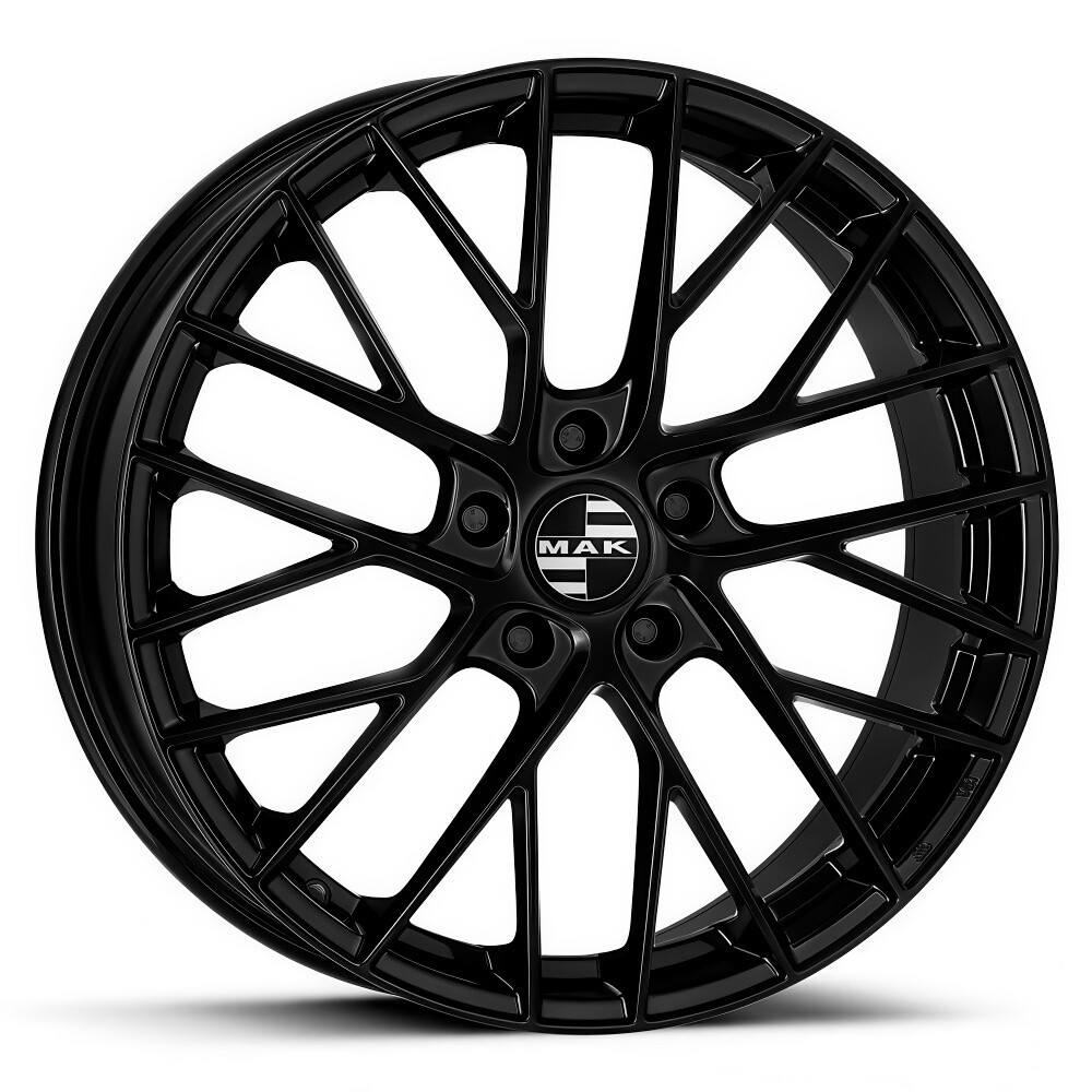 Литі диски Mak Monza R18 W7.5 PCD5x110 ET34 DIA65.1 (black polished)-зображення-1