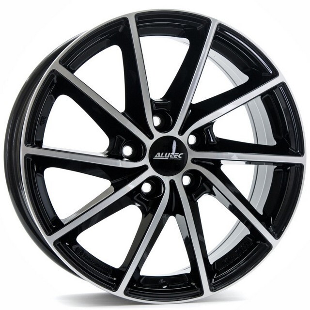 Литі диски Alutec Singa R16 W6.5 PCD5x114.3 ET42.5 DIA67.1 (diamond black front polished)-зображення-1