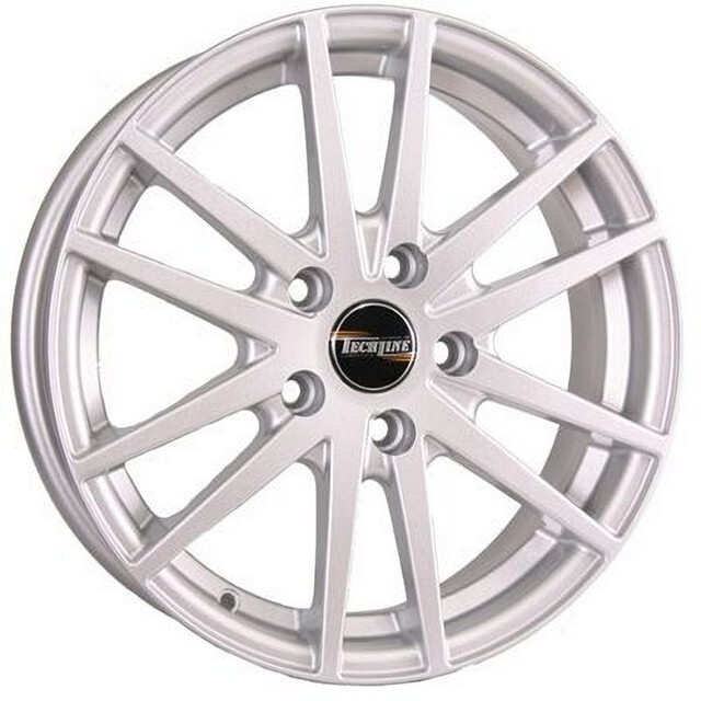 Литі диски Tech Line TL535 R15 W6 PCD5x114.3 ET45 DIA67.1 (silver)-зображення-1