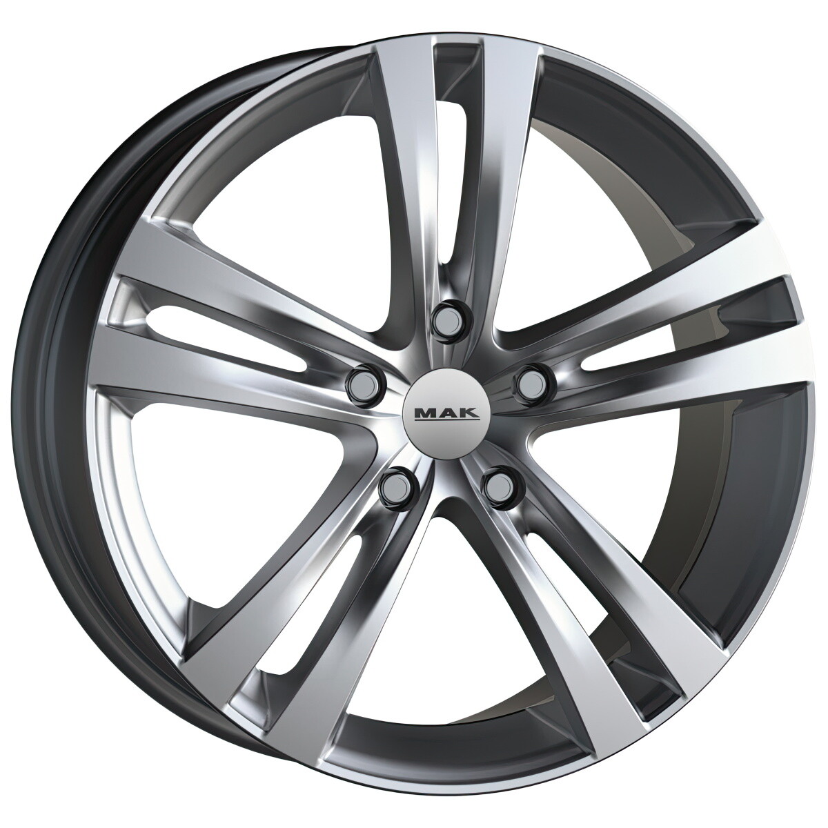 Литі диски Mak Zenith R14 W5.5 PCD5x100 ET35 DIA72 (light titan)-зображення-2