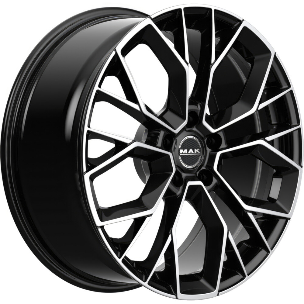 Литі диски Mak Stilo R18 W8 PCD5x112 ET39 DIA76 (black polished)-зображення-3