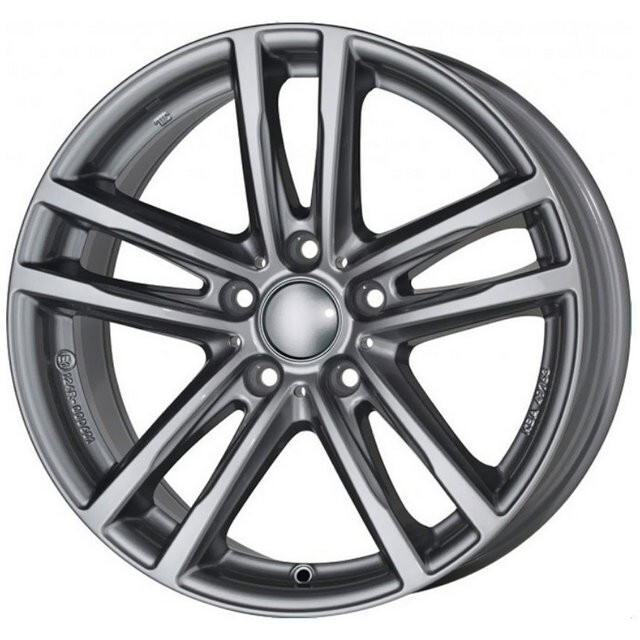 Литі диски Rial X10 R17 W7.5 PCD5x112 ET40 DIA57.1 (metal grey)