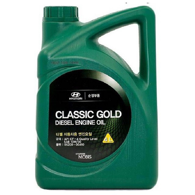 Моторна олія Mobis Classic Gold Diesel 10W-30 05200-00610 (6л.)