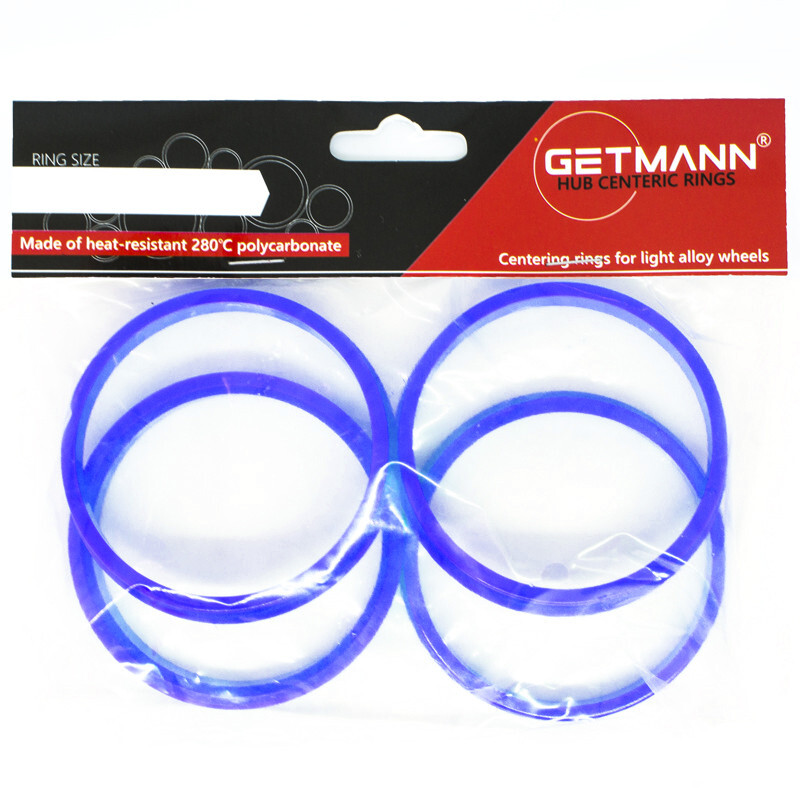 GETMANN | Комплект кілець центрувальних 70.4 х 56.6 Термопластик 280°C GETMANN | Комплект кілець центрувальних 70.4 х 56.6 Термопластик 280°C