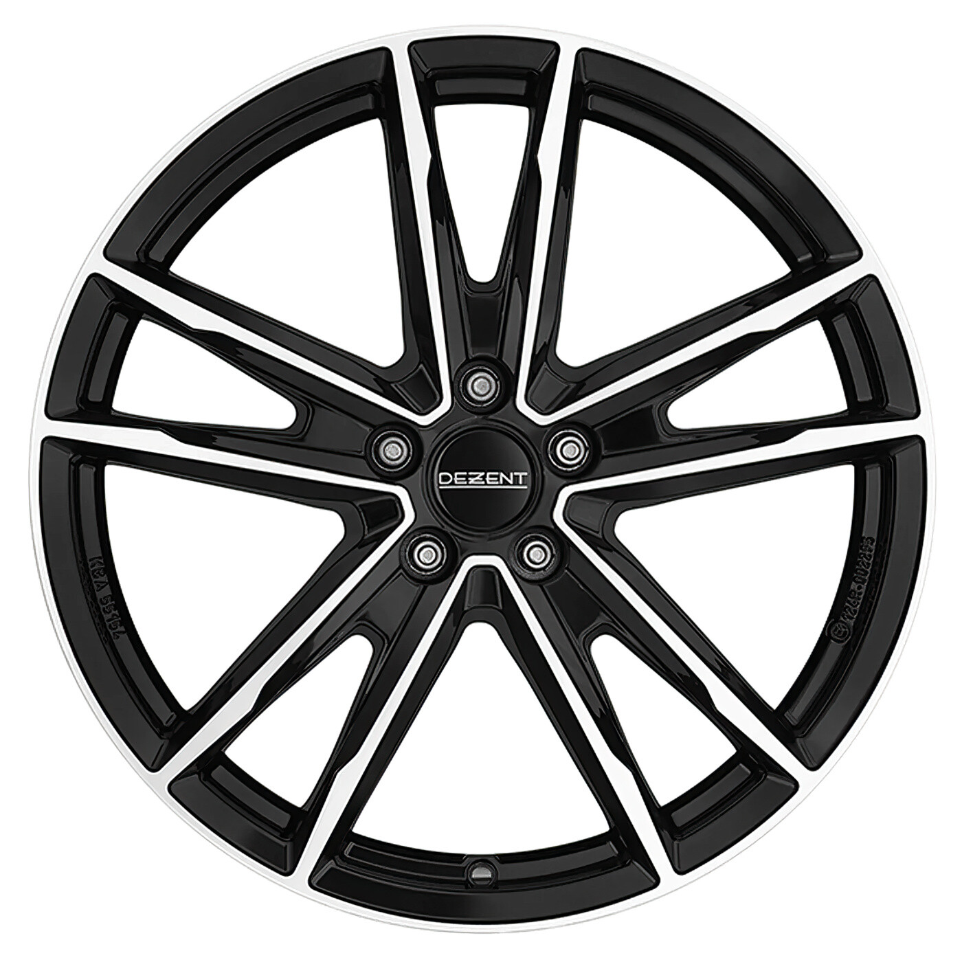 Литі диски Dezent KF R18 W7.5 PCD5x108 ET50 DIA63.4 (dark)-зображення-3