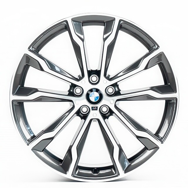 BMW (B3263) gun metal machined face Литі диски Replica BMW (B3263) R20 W8 PCD5x112 ET27 DIA66.6 (gun metal machined face)