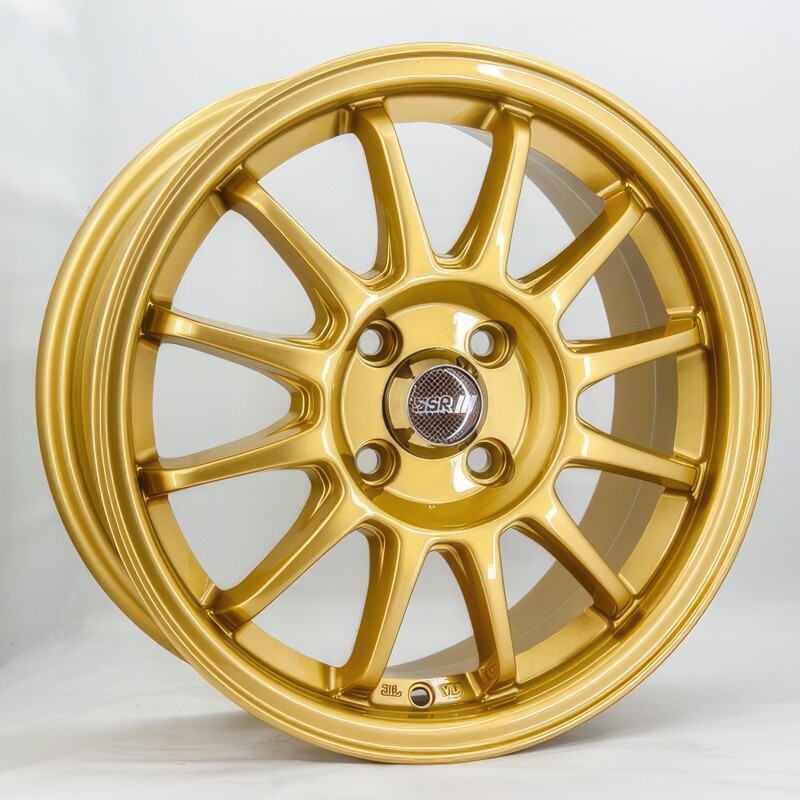 Литі диски GT 168 R15 W6.5 PCD4x100 ET42 DIA73.1 (gold)-зображення-1