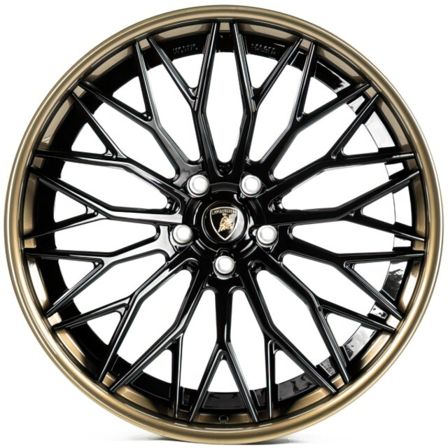 Литі диски WS Forged WS-LAMB5 R23 W11.5 PCD5x130 ET15 DIA71.5 (gloss bronze gloss black lip)