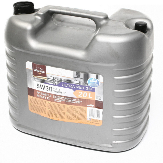 Моторне масло BREXOL Ultra Plus GN 5W-30 API SN/CF LS (20л.) Моторне масло BREXOL Ultra Plus GN 5W-30 API SN/CF LS (20л.)