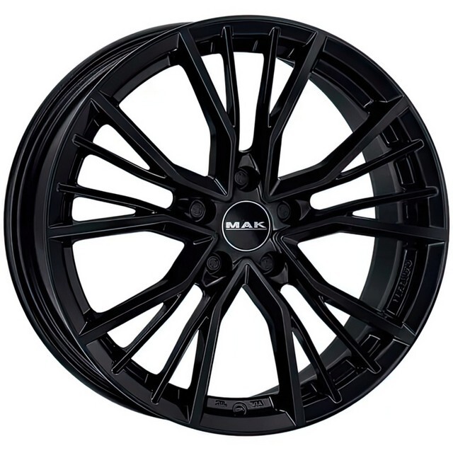 Union gloss black Литі диски Mak Union R20 W8.5 PCD5x112 ET20 DIA66.6 (gloss black)