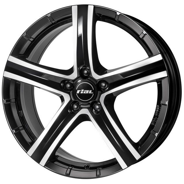 Литі диски Rial Quinto R20 W9.5 PCD5x114.3 ET38 DIA70.1 (diamond black front polished)