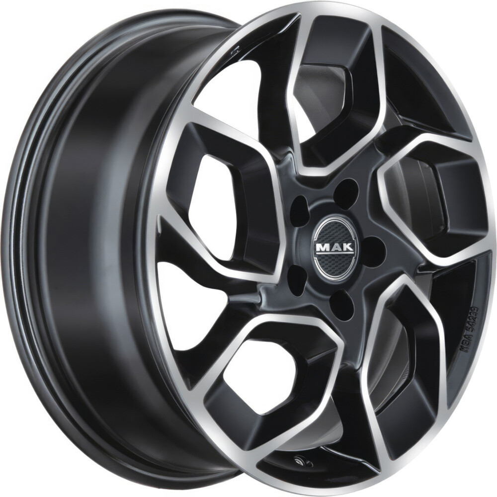 Литі диски Mak Express R18 W7.5 PCD5x120 ET50 DIA65.1 (black mirror)-зображення-3