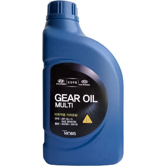 Моторне масло Mobis Hyundai/KIA Gear Oil Multi 80W-90 GL-5 (1л.)-зображення-1