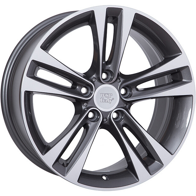 Литі диски WSP Italy BMW (W680) Zeus R18 W8 PCD5x120 ET34 DIA72.6 (Anthracite Polished)-зображення-1