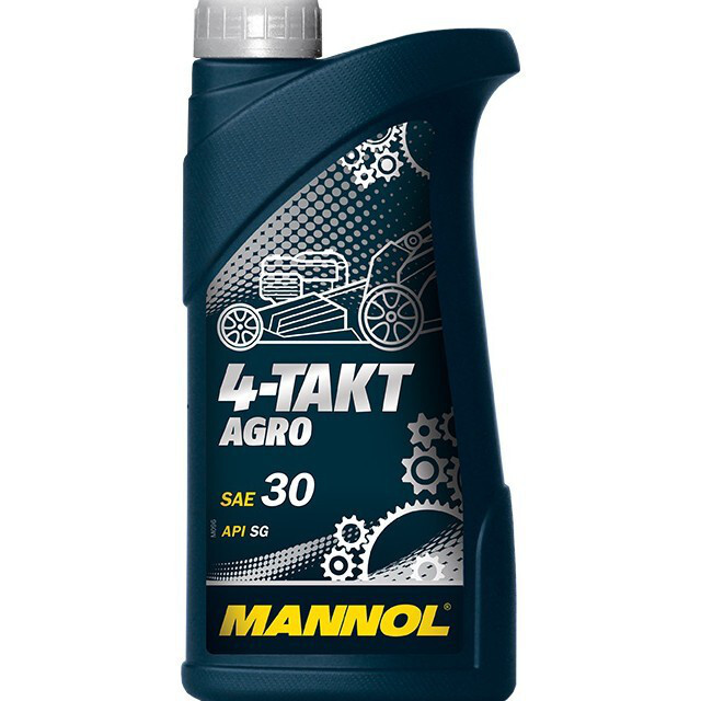 Масло для садової техніки Mannol 4-Takt Agro SAE 30 (1л.)