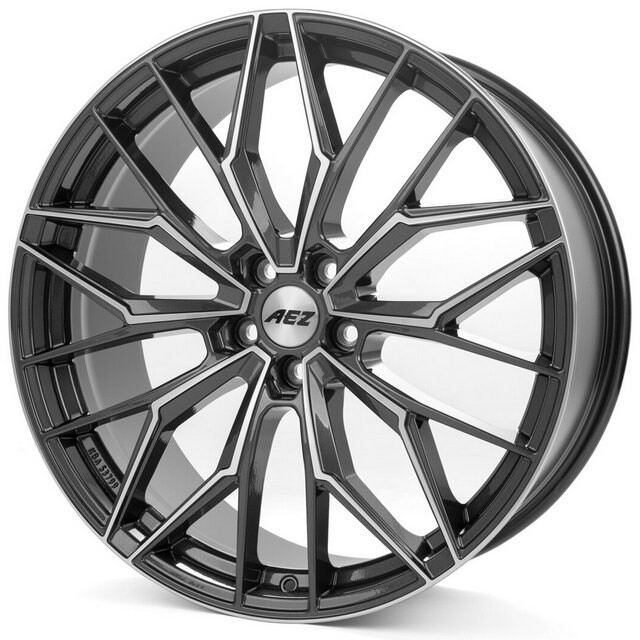 Литые диски Aez Porto R19 W8 PCD5x112 ET50 DIA70.1 (gun metal polished)