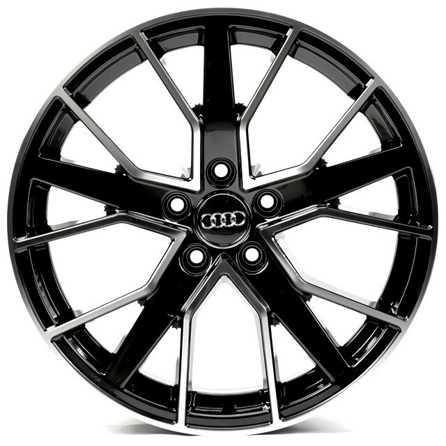 Литі диски Replica Audi (A1178) R18 W8 PCD5x112 ET40 DIA66.6 (black polished face)