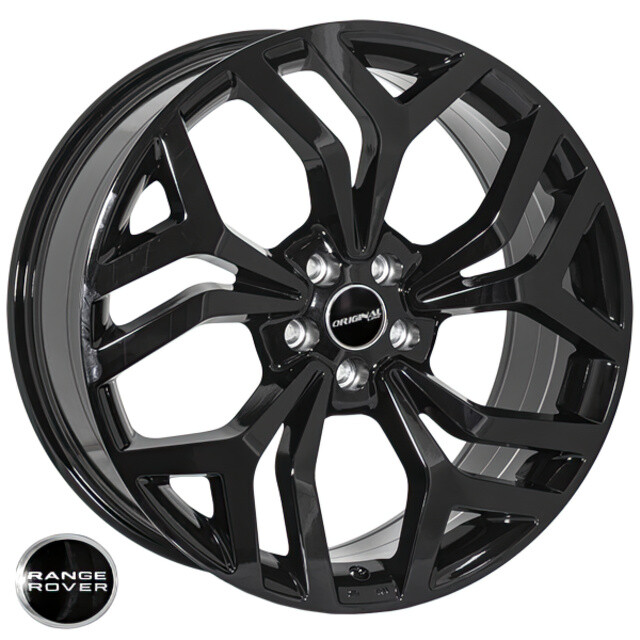 Литі диски ZH 787 R22 W9.5 PCD5x108 ET45 DIA63.4 (black)-зображення-1