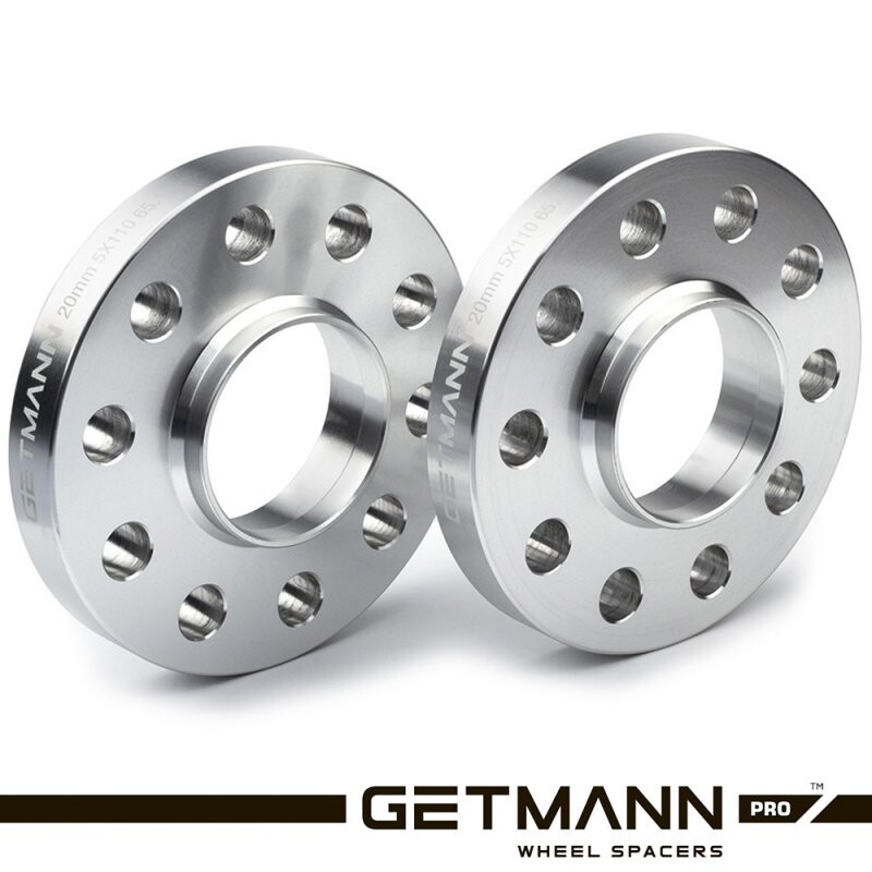 GETMANN | Колісна проставка 20мм PCD 5x110 DIA 65.1 для Alfa Romeo, Citroen, Fiat, Jeep, Opel, Saab, Peugeot, Volvo (Литая)