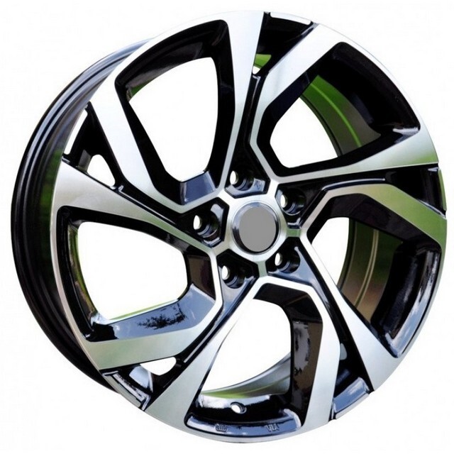 Литые диски Replica Renault (RN5229) R17 W7.5 PCD5x114.3 ET40 DIA73.1 (black machined face)