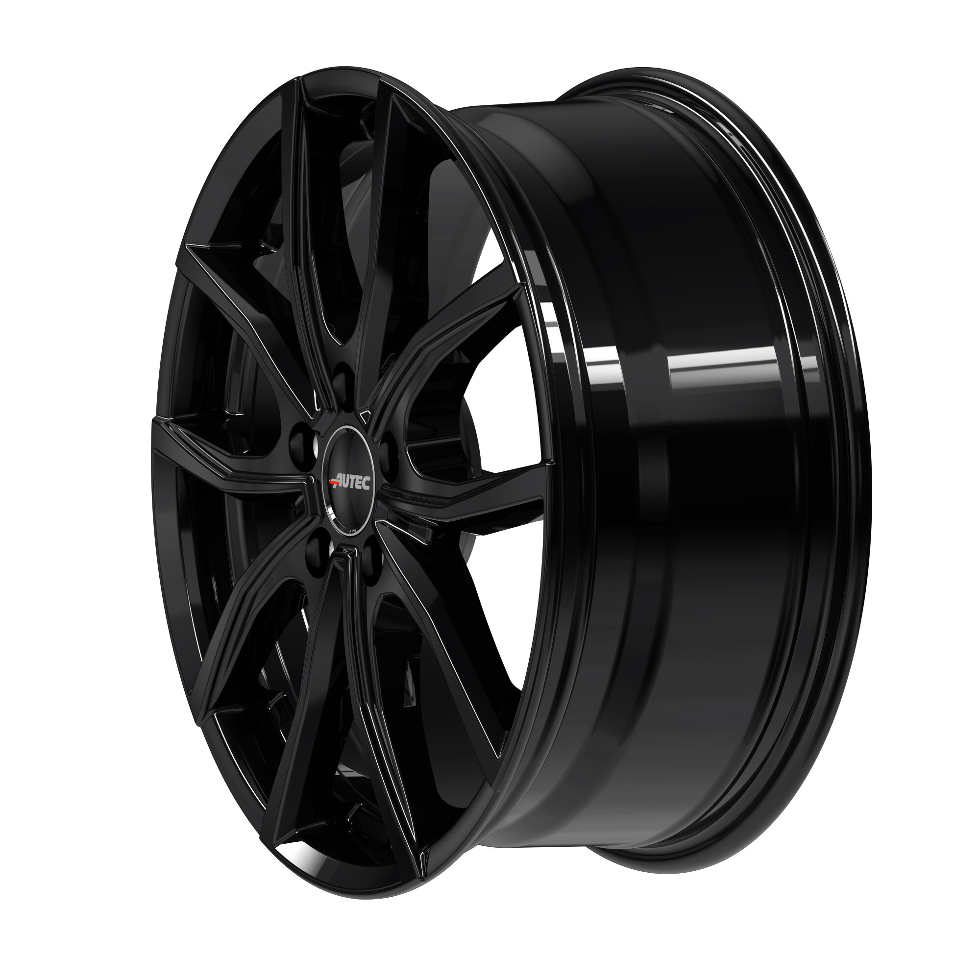 Литі диски Autec Vidra R16 W6.5 PCD5x108 ET45 DIA63.4 (gloss black) Литі диски Autec Vidra R16 W6.5 PCD5x108 ET45 DIA63.4 (gloss black)-зображення-2
