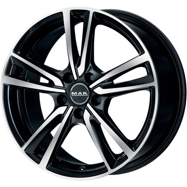 Литі диски Mak Icona R16 W6.5 PCD5x110 ET35 DIA65.1 (black mirror)