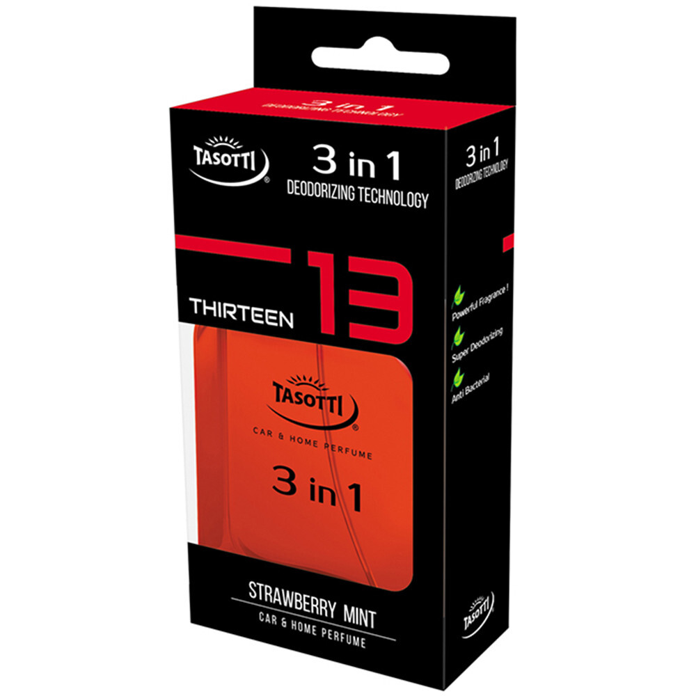 Ароматизатор спрей Tasotti 3 in 1 Strawberry Mint (Полуниця і М'ята) 50ml