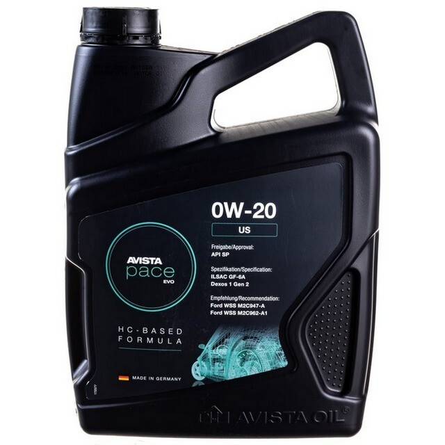 Моторна олива AVISTA pace EVO US 0W20 (4л.)