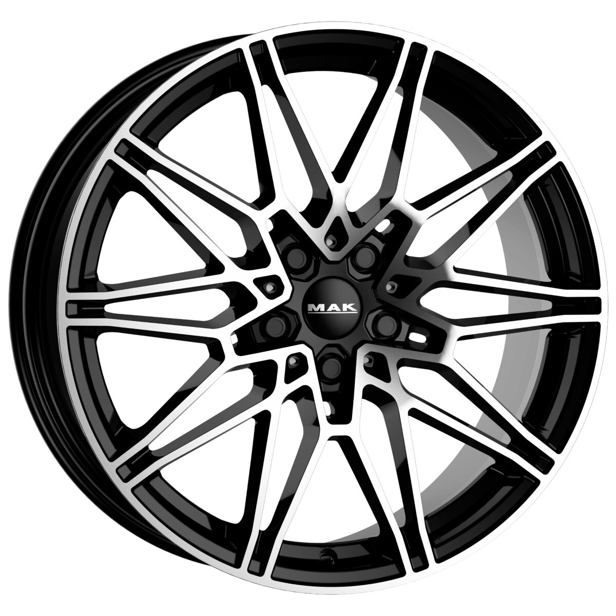 Литі диски Mak Konig R19 W8 PCD5x112 ET27 DIA66.6 (black polished)
