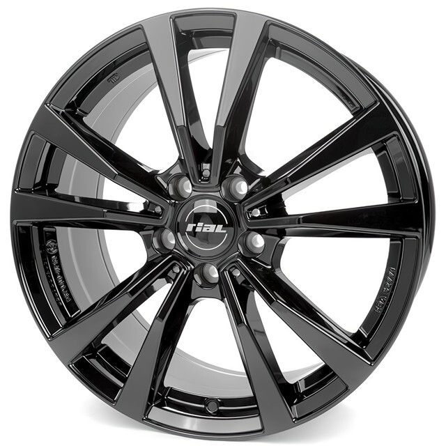 Литі диски Rial M12 R17 W7 PCD5x112 ET48.5 DIA66.6 (black)