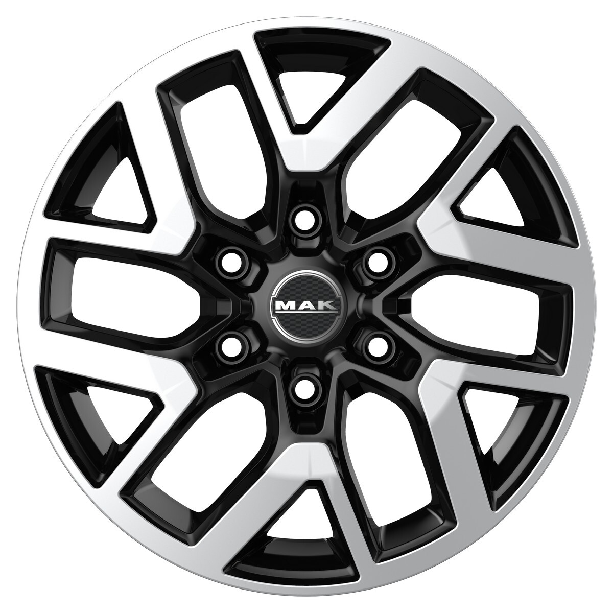 Литі диски Mak Gravel R16 W6.5 PCD6x130 ET54 DIA84.1 (black polished)-зображення-3