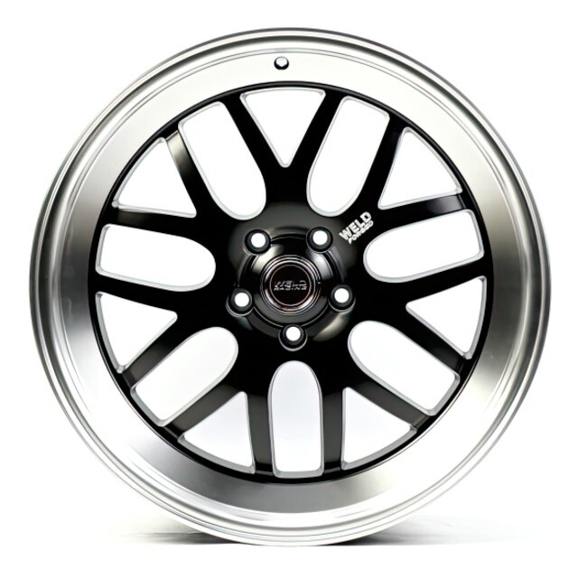 Литі диски Cast Wheels CW7009 R20 W8.5 PCD5x120 ET25 DIA72.6 (black machined lip milling)-зображення-1