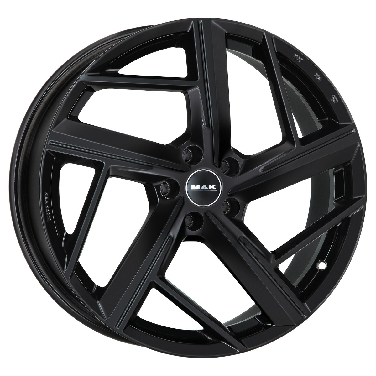 Литі диски Mak Qvattro R18 W8 PCD5x112 ET26 DIA66.6 (black)-зображення-1