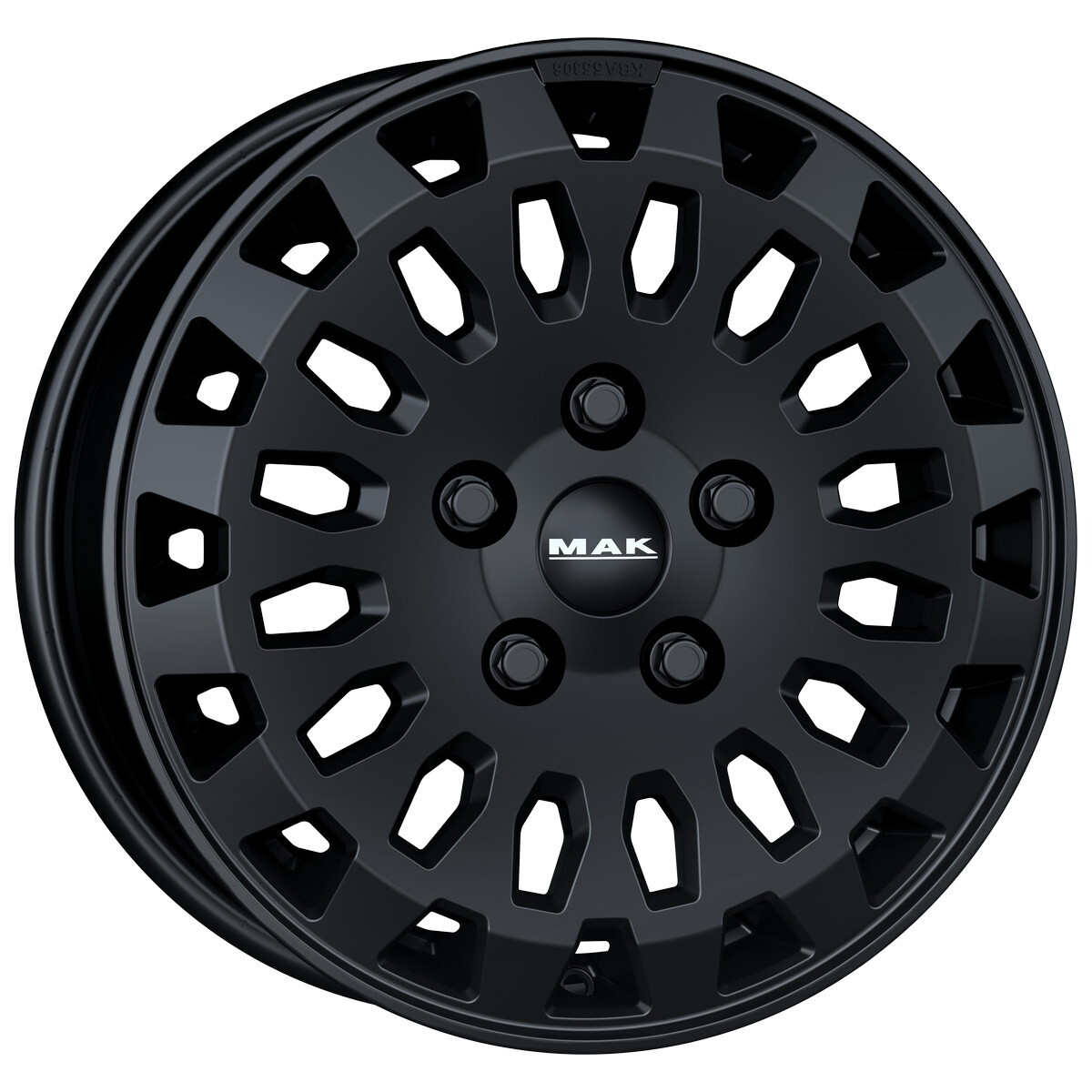 Литі диски Mak Overland R17 W7 PCD5x108 ET46 DIA65.1 (matt black)-зображення-1
