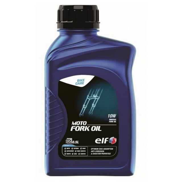 Гідравлічна олія ELF MOTO FORK OIL 10W (0.5л.)-зображення-1