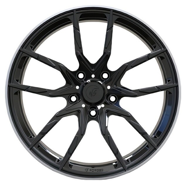 Литі диски WS Forged WS-15M R19 W9 PCD5x127 ET50 DIA71.6 (gloss black lip polished)-зображення-1