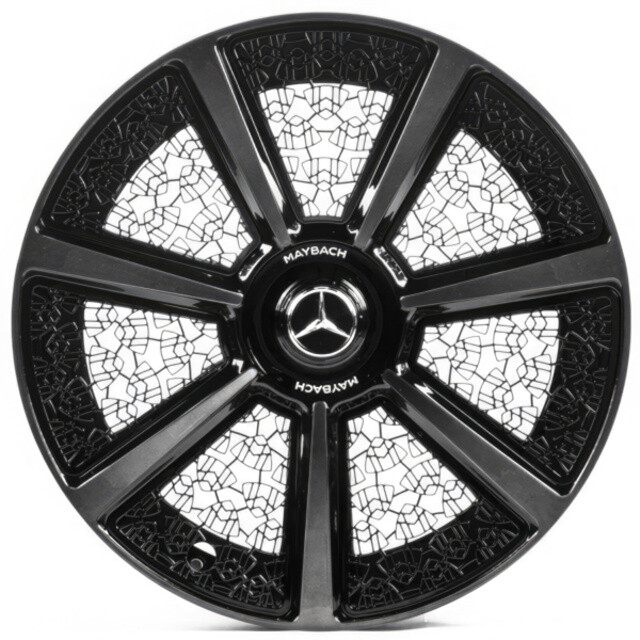 Ковані диски Replica Forged Mercedes (MR0004) R22 W11.5 PCD5x112 ET47 DIA66.6 (gloss black dark machined face)-зображення-1