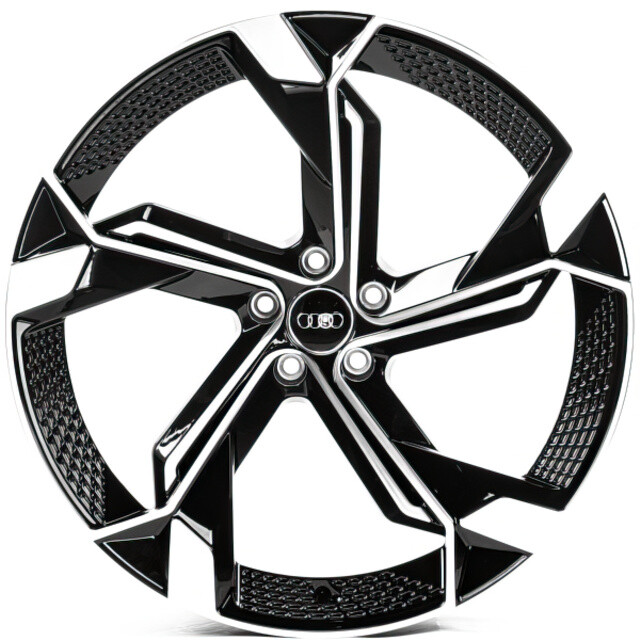 Литі диски WS Forged WS-A006C R22 W10.5 PCD5x112 ET25 DIA66.6 (gloss black machined face)