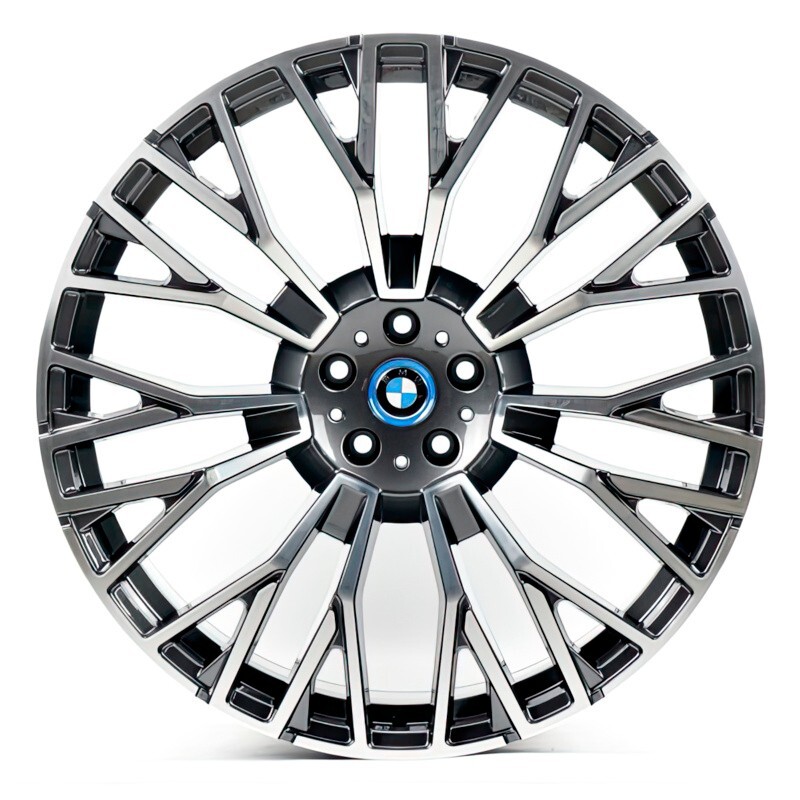 Литі диски Replica BMW (B351) R22 W9.5 PCD5x112 ET37 DIA66.6 (dark gun metal machined face)