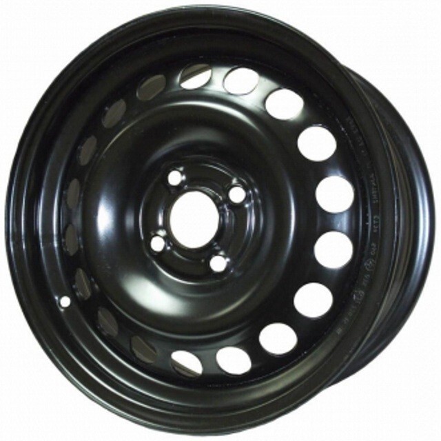 Сталеві диски Кременчук Hyundai R13 W5 PCD4x100 ET46 DIA54.1 (black)-зображення-1