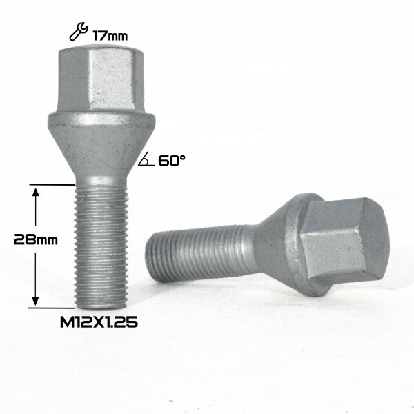 Колісні болти HARRY Конус (M12x1.25x28 NEX17) Dacromet