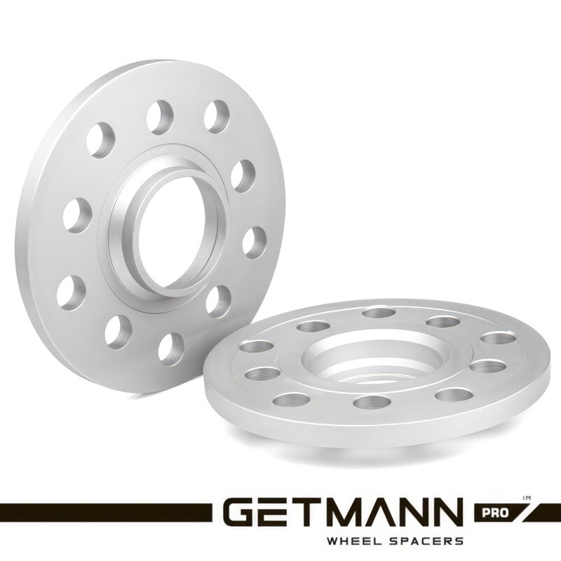 Проставка автомобільна GETMANN H = 15 мм PCD5x112/5x100 DIA66.6>57.1 Лита Сіра (D-150)