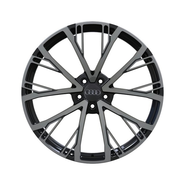 Литі диски Replica Audi (A2110264) R21 W8.5 PCD5x112 ET43 DIA66.6 (gloss black dark machined face)