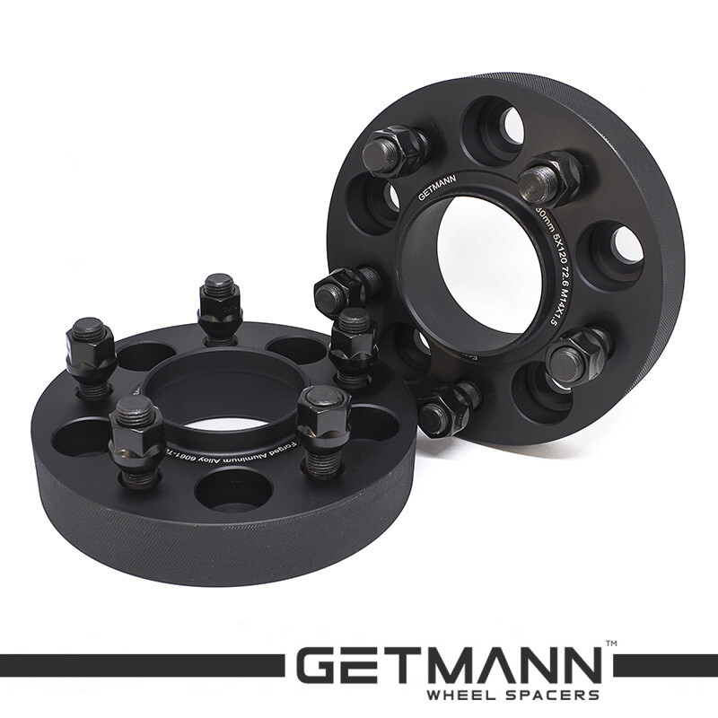 Автомобільне розширювальне кільце (Spacer) GETMANN H=30 мм PCD5*120 DIA72.6 футорка 14*1.5 (Ковані)-зображення-1