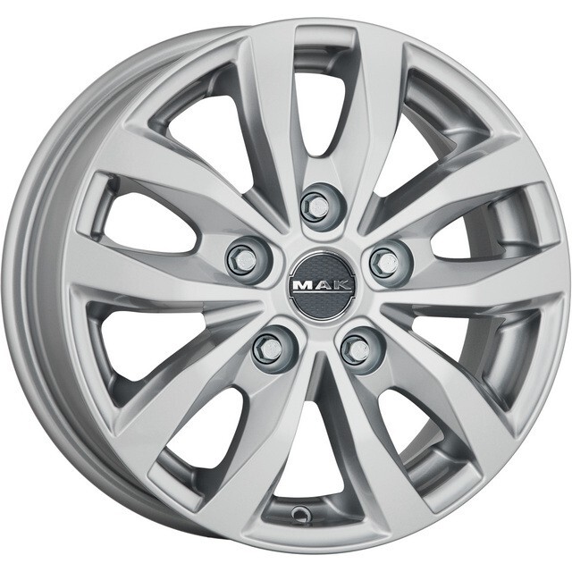 Литі диски Mak Load 5 R15 W6.5 PCD5x160 ET58 DIA65.1 (silver) Литі диски Mak Load 5 R15 W6.5 PCD5x160 ET58 DIA65.1 (silver)