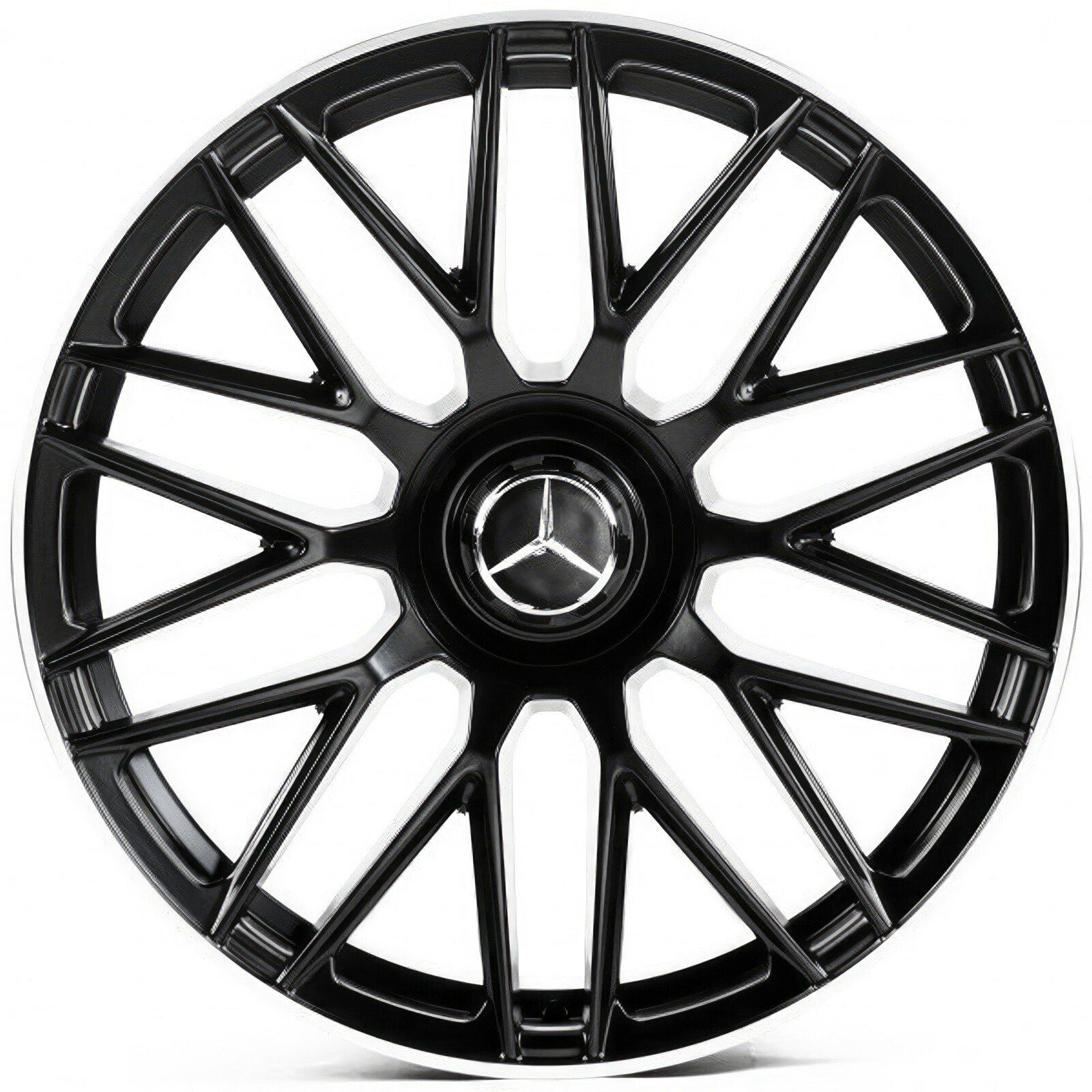 Литі диски Replica Mercedes (MR811) R20 W8.5 PCD5x112 ET34.5 DIA66.6 (satin black lip polished)