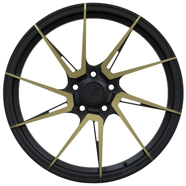 Литі диски WS Forged WS-50M R19 W8 PCD5x112 ET45 DIA57.1 (gloss black lip gloss bronze)-зображення-1