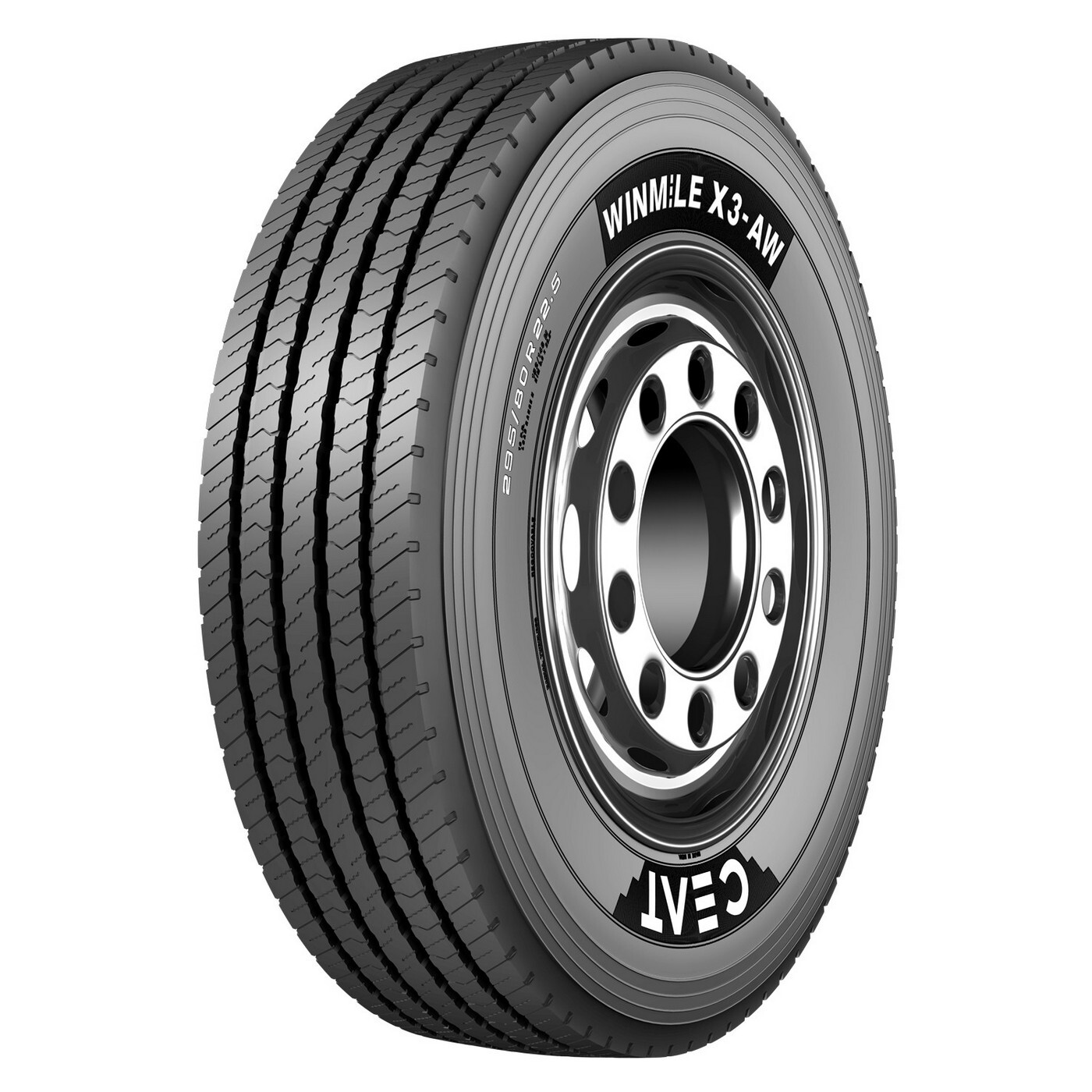 Вантажні шини Ceat Winmile X3-AW (рульова) 245/70 R19.5 136/134M 16PR-зображення-1