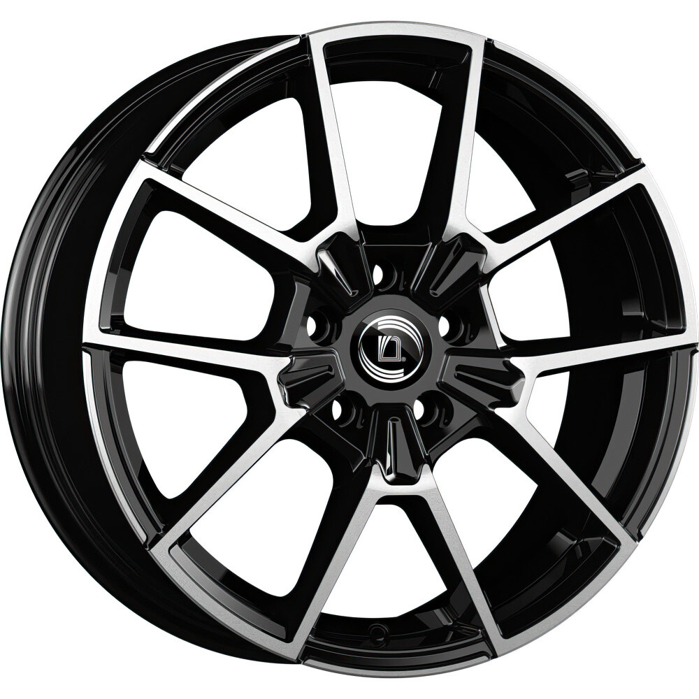 Литі диски Diewe Wheels Neve R17 W7.5 PCD5x112 ET53 DIA66.6 (black polished)