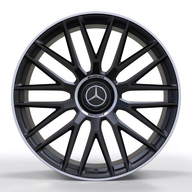 Литі диски Replica Mercedes (MR2110281) R20 W9.5 PCD5x112 ET41 DIA66.6 (satin black lip polished)-зображення-1